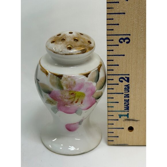 VTG Noritake Azalea Bulbous Salt/Pepper Shaker 1Pc - 3" Handpainted Floral Japan - Picture 7 of 7